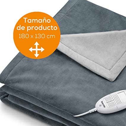 HD 75 Cosy Dark Grey - Couverture chauffante - Beurer France